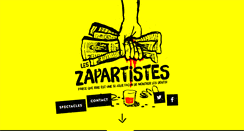Desktop Screenshot of leszapartistes.com